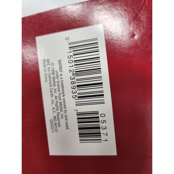 Vintage 1996 Hallmark Keepsake Holiday Barbie Collector Ornament Christmas Decor - Picture 5 of 7